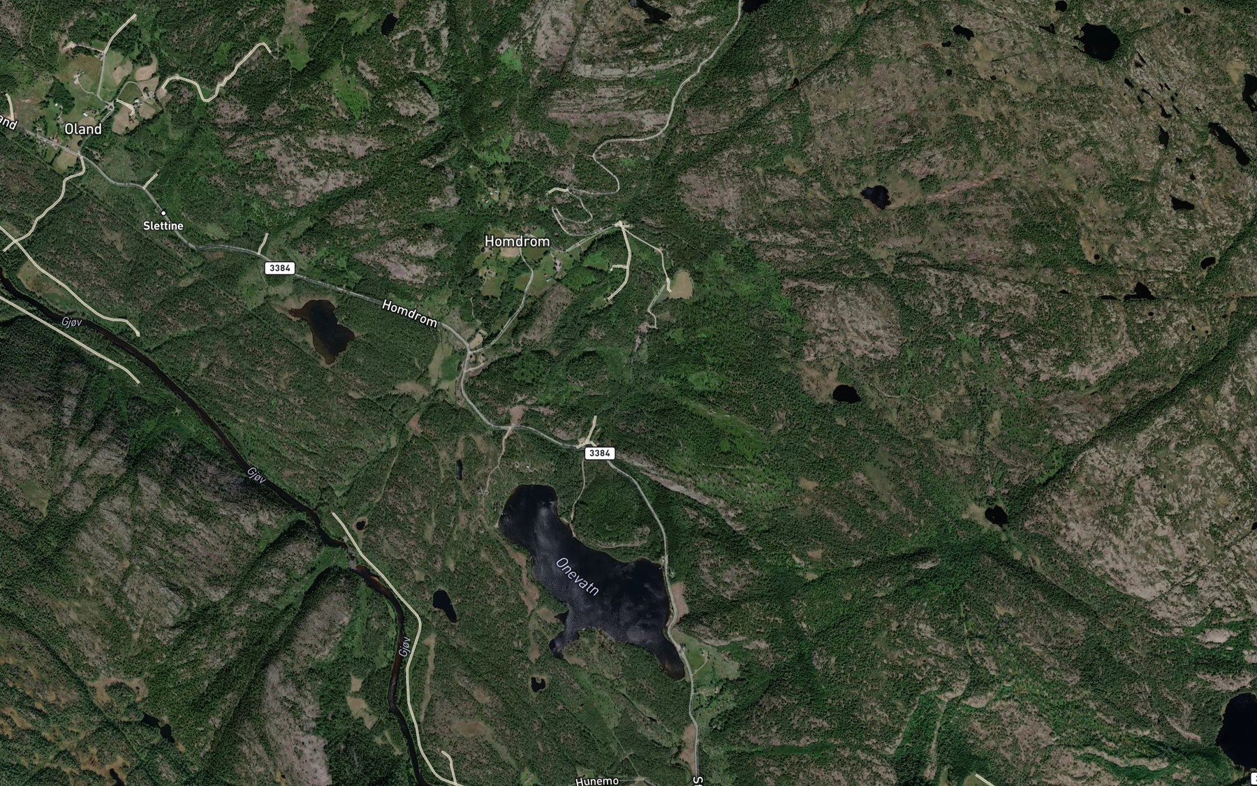 Satellite map of the Teinebekken