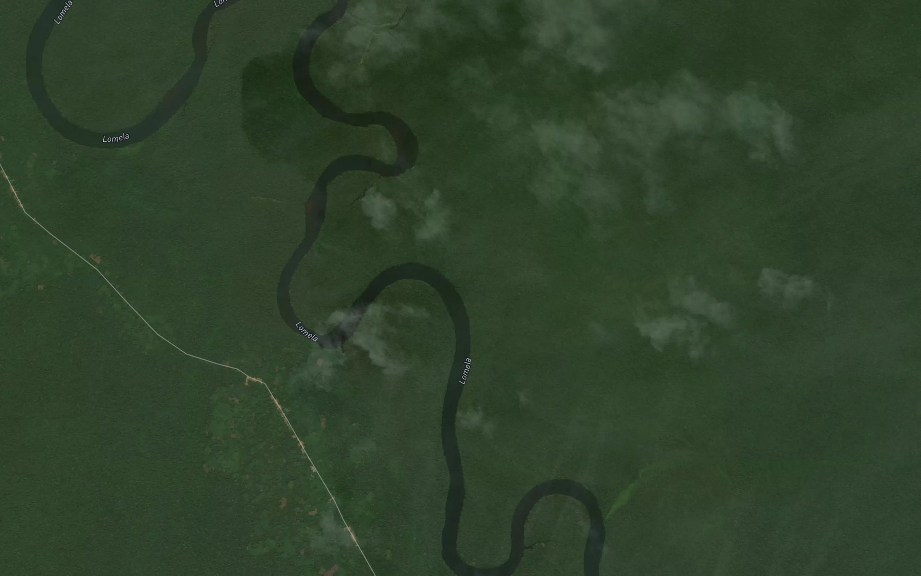 Satellite map of the Luay