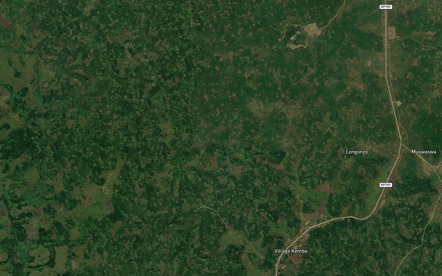Satellite map of the Kamanambindji
