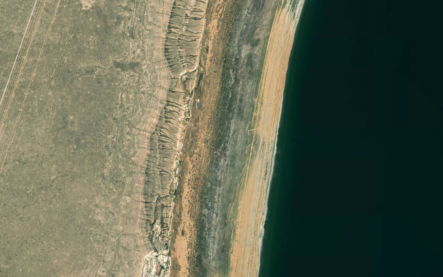 Satellite map of the Duvona Buloq