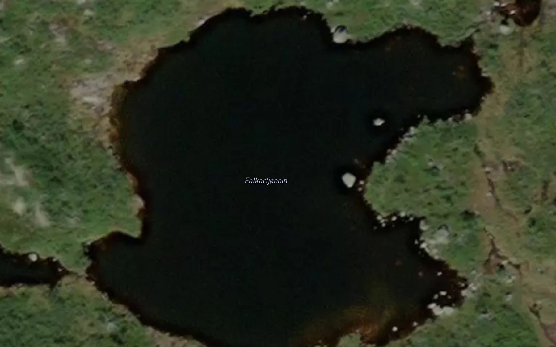 Satellite map of the Falkartjornin