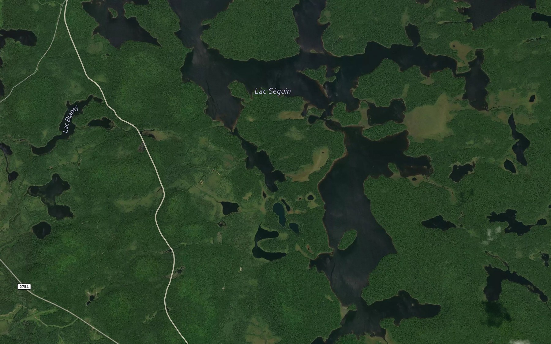 Satellite map of the Baie Beatty