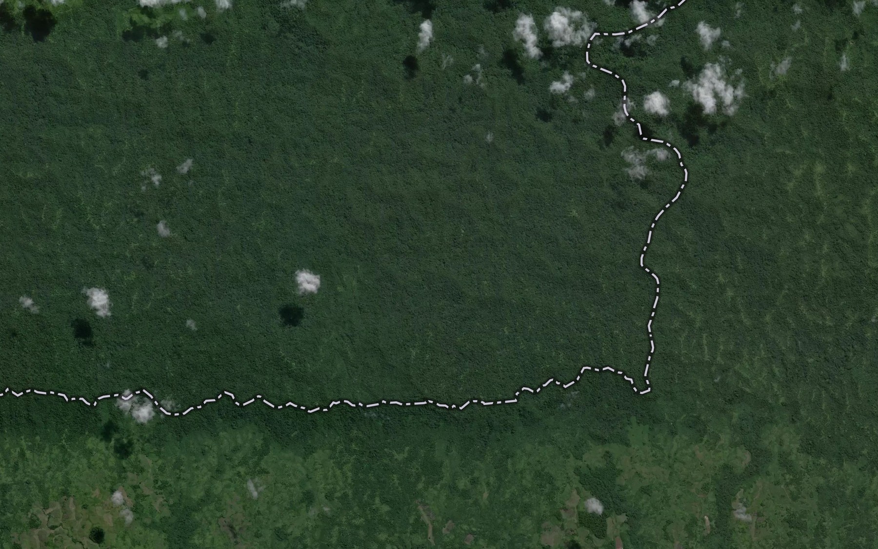 Satellite map of the Sungai Sawa