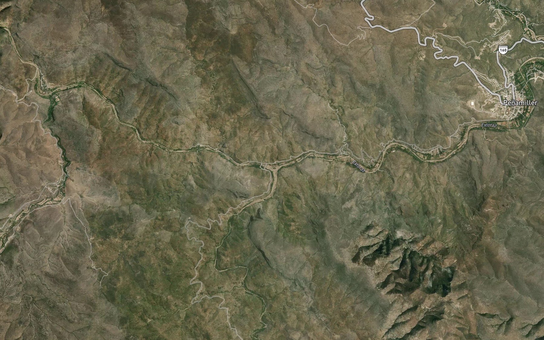 Satellite map of the Xichu