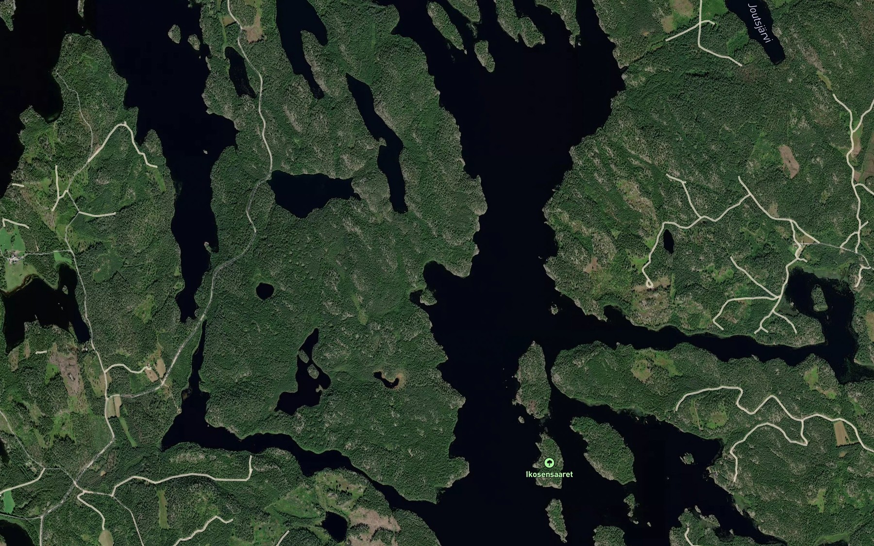 Satellite map of the Pyorealahti