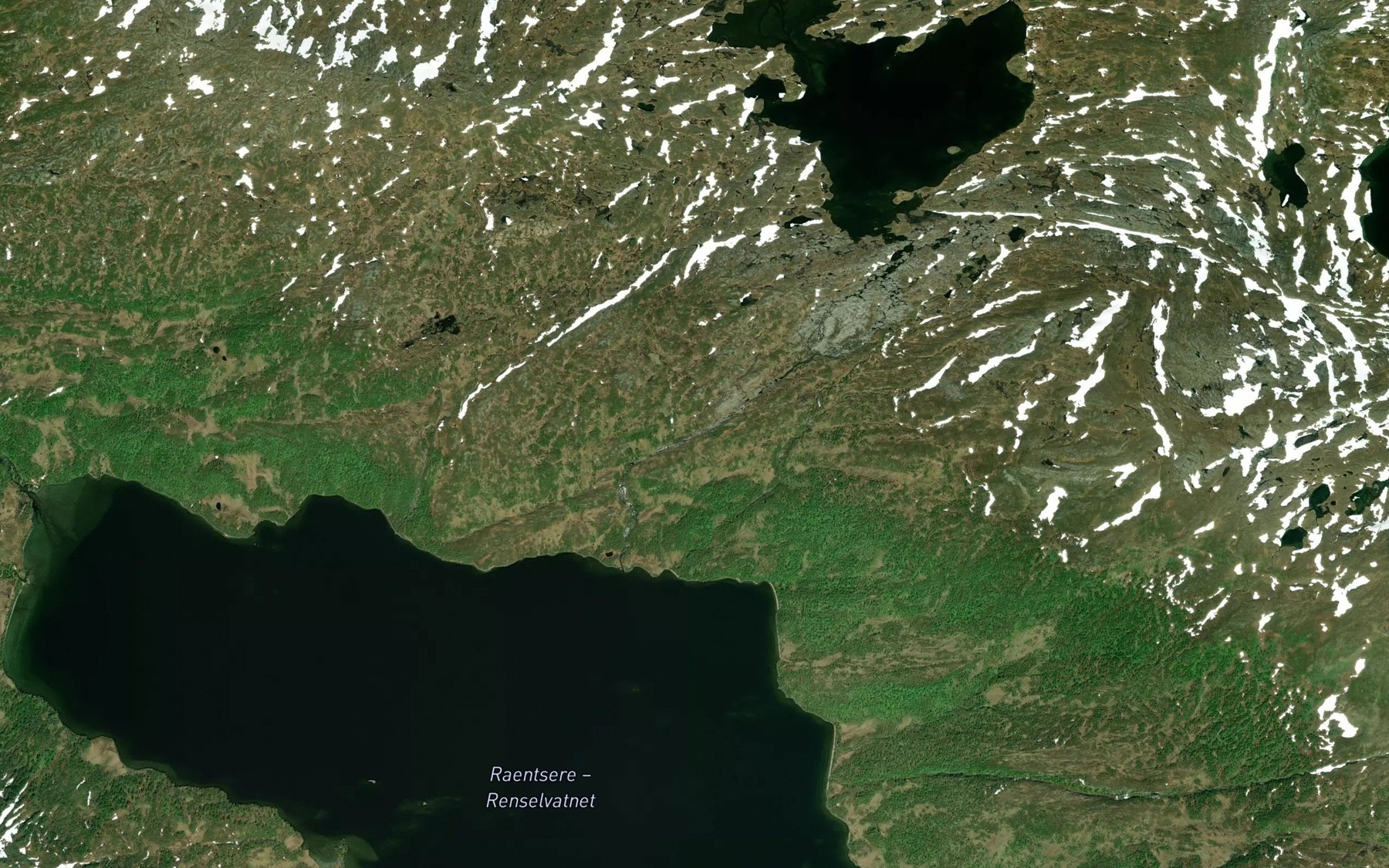 Satellite map of the Rorrehke-johke