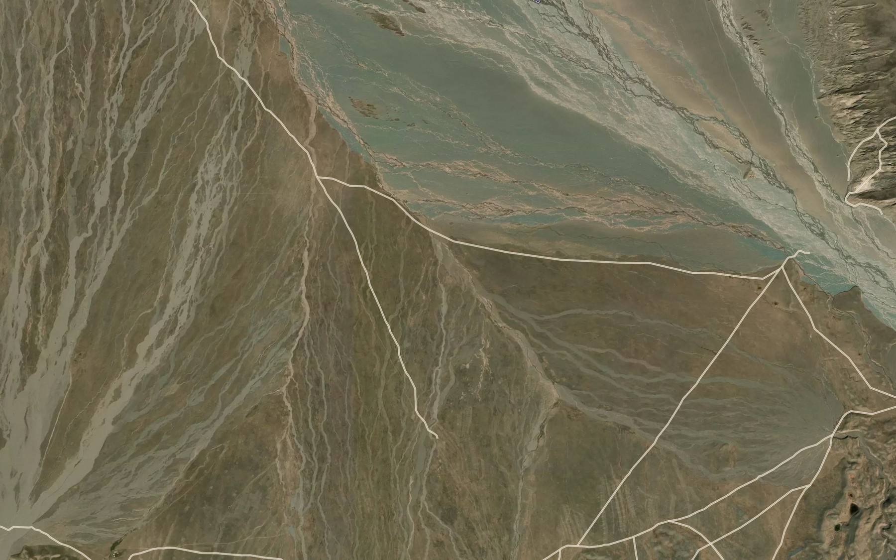 Satellite map of the Kyzyl