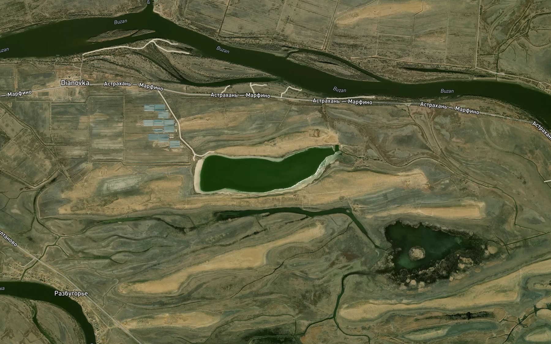 Satellite map of the Prud Khlebnikov