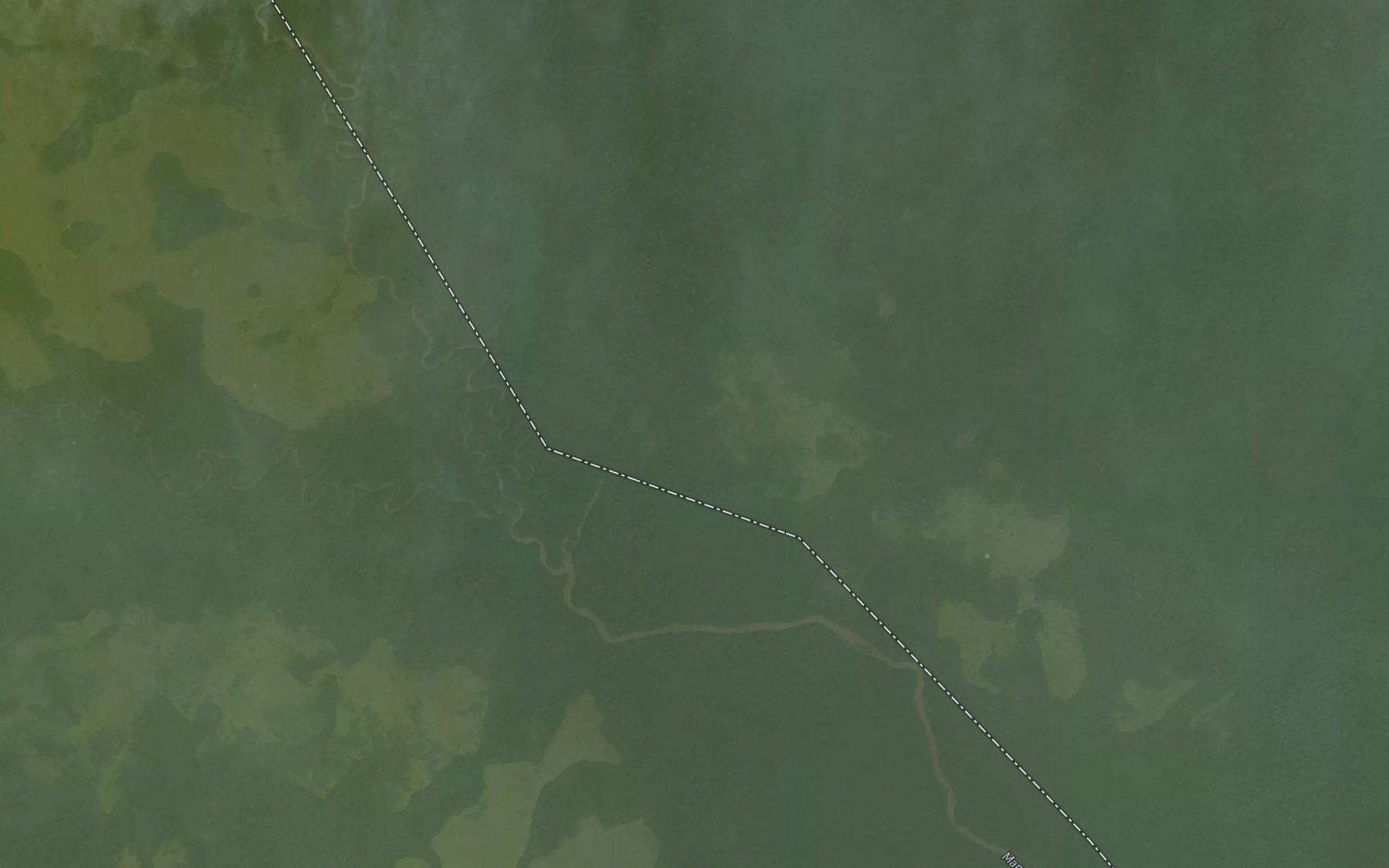 Satellite map of the Koba