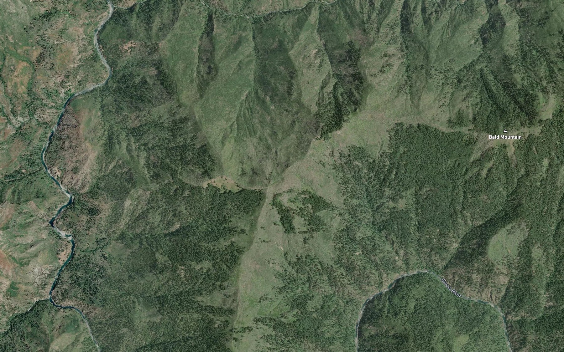 Satellite map of the Polar Spring
