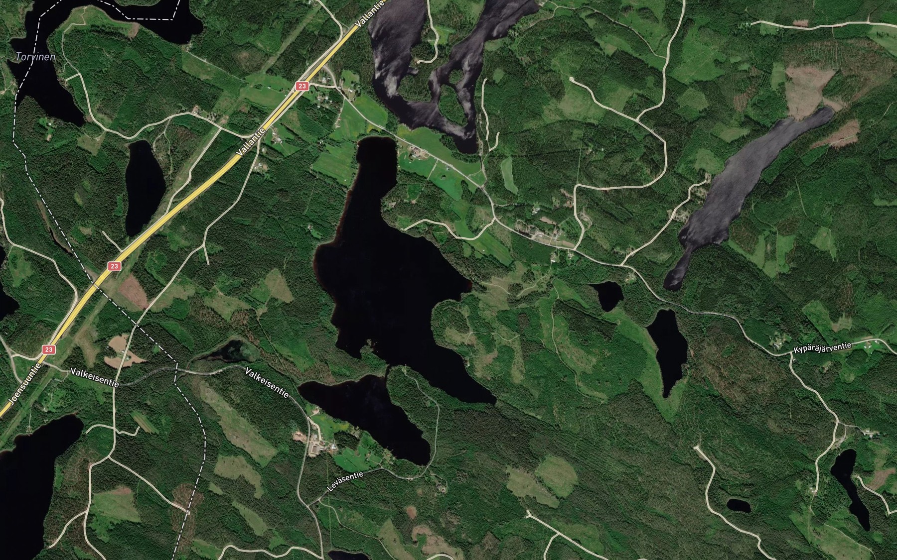 Satellite map of the Sarkilahti