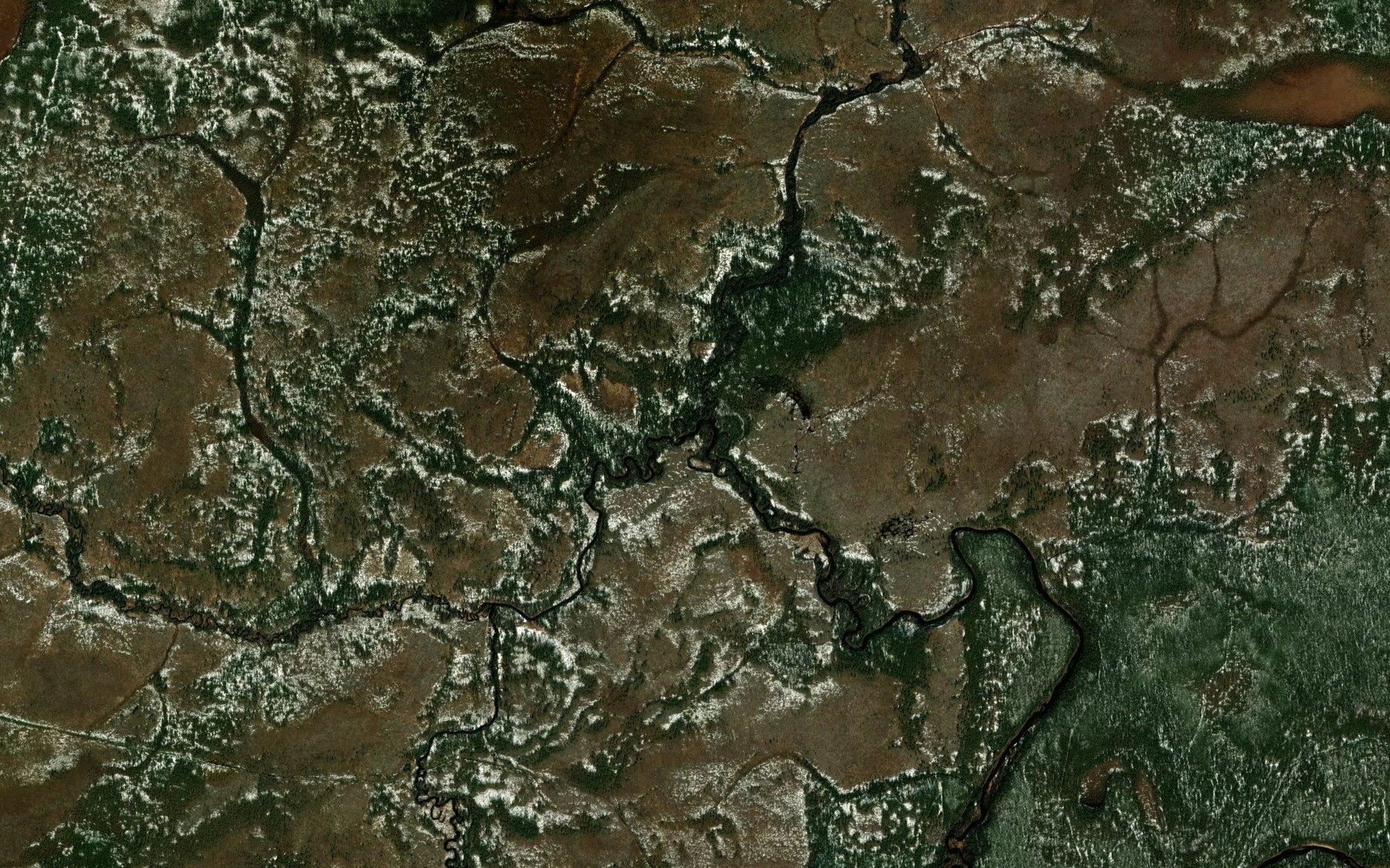 Satellite map of the Lun-Vozh