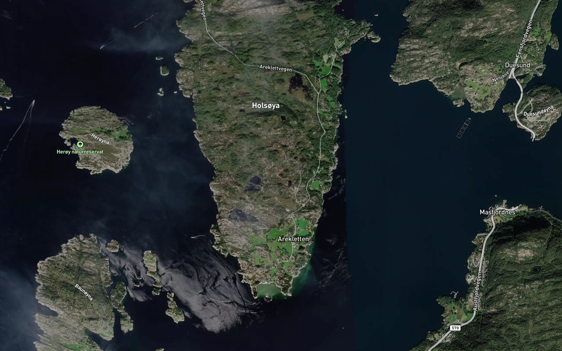 Satellite map of the Daletjorna