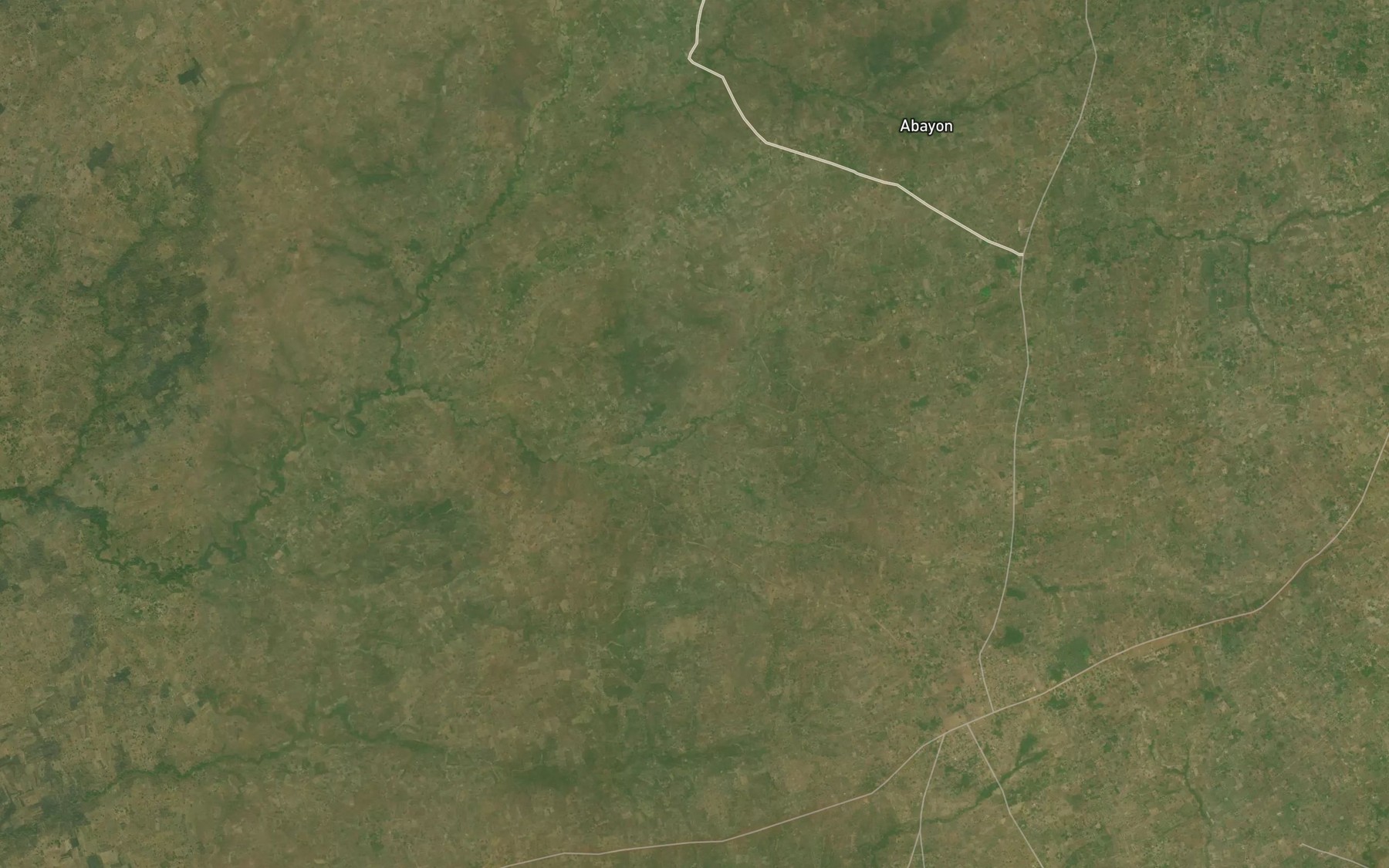 Satellite map of the River Oriwa