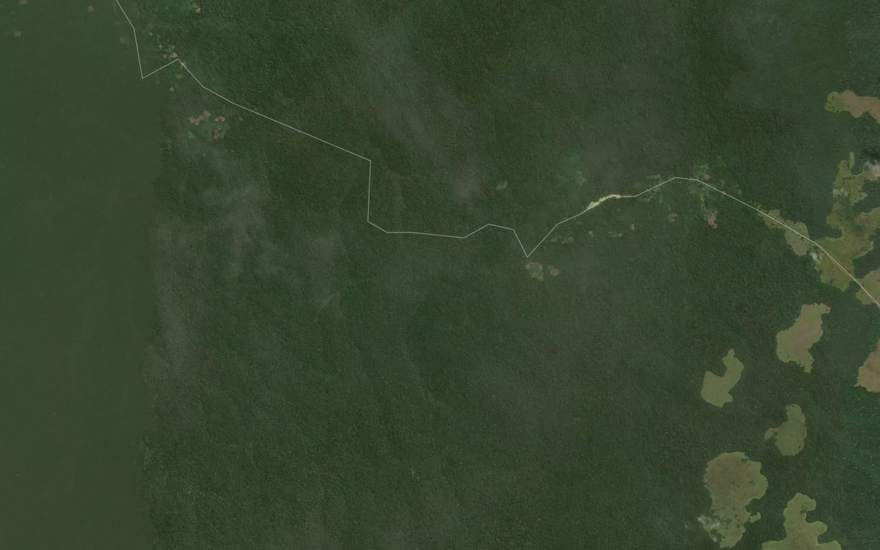 Satellite map of the Lengouende