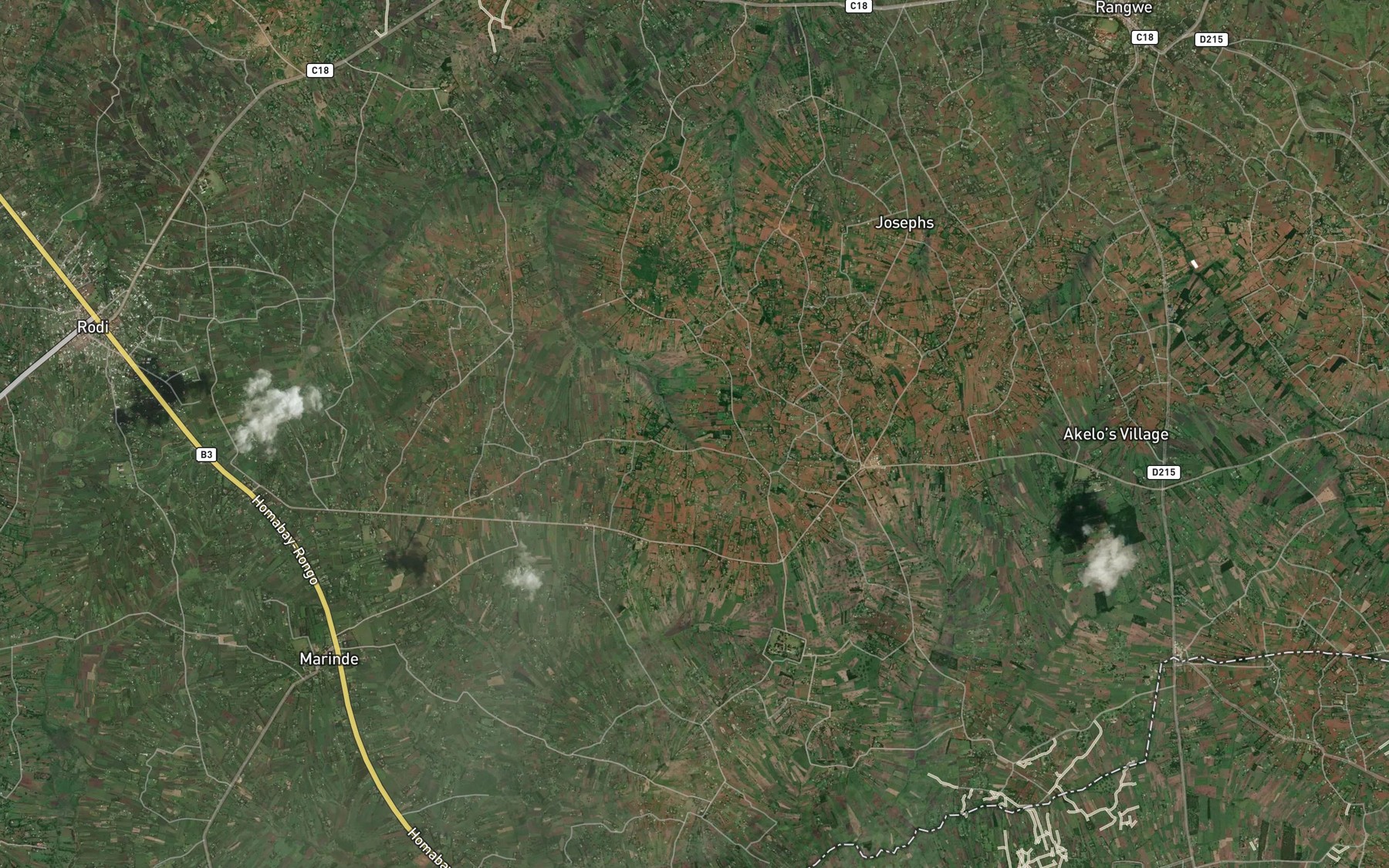 Satellite map of the Randung