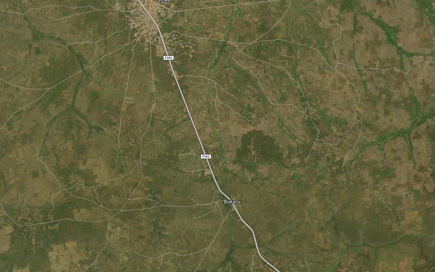 Satellite map of the River Ganoukuka