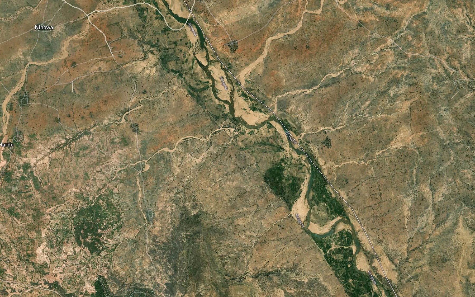Satellite map of the Kongila