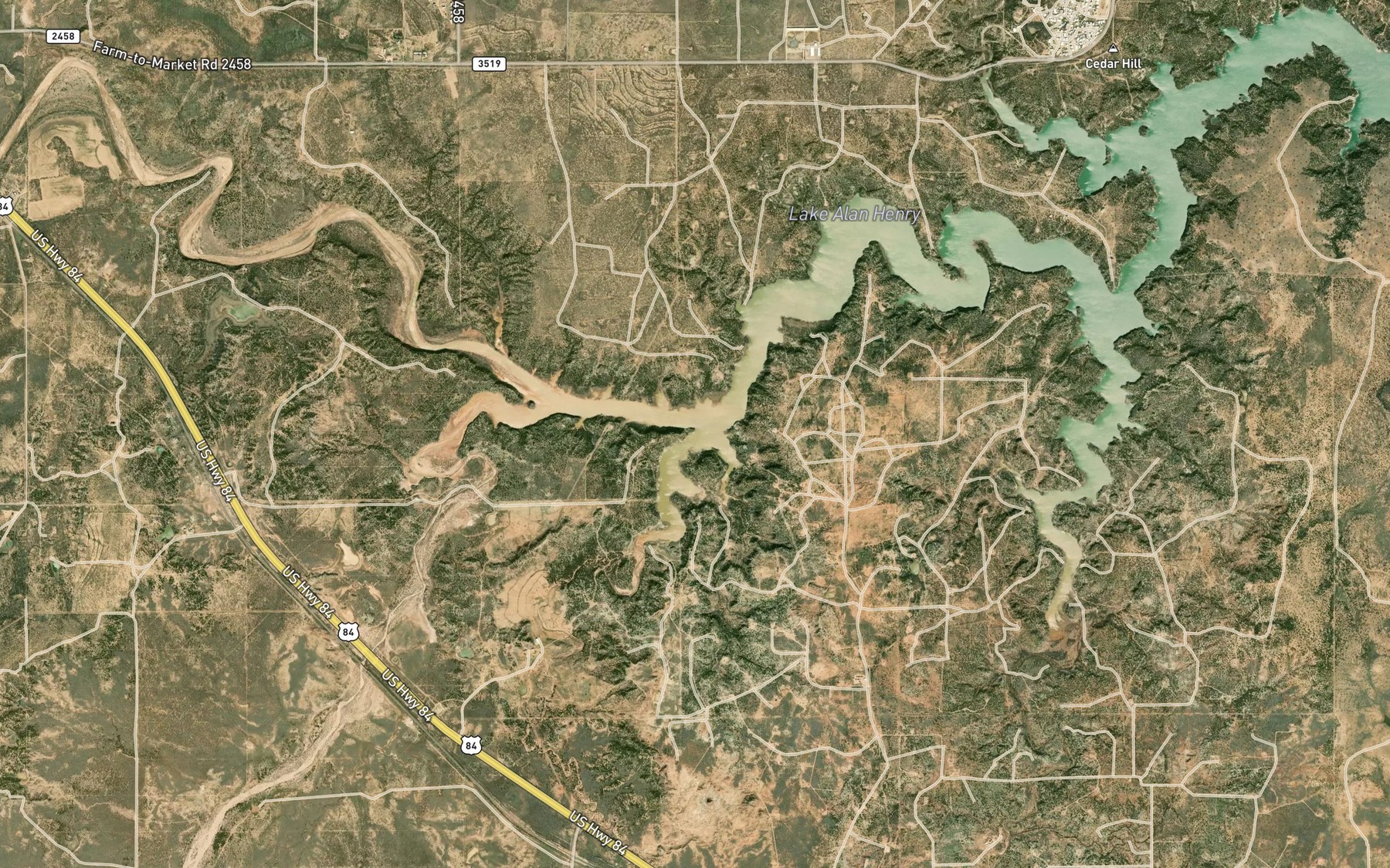 Satellite map of the Red Branch
