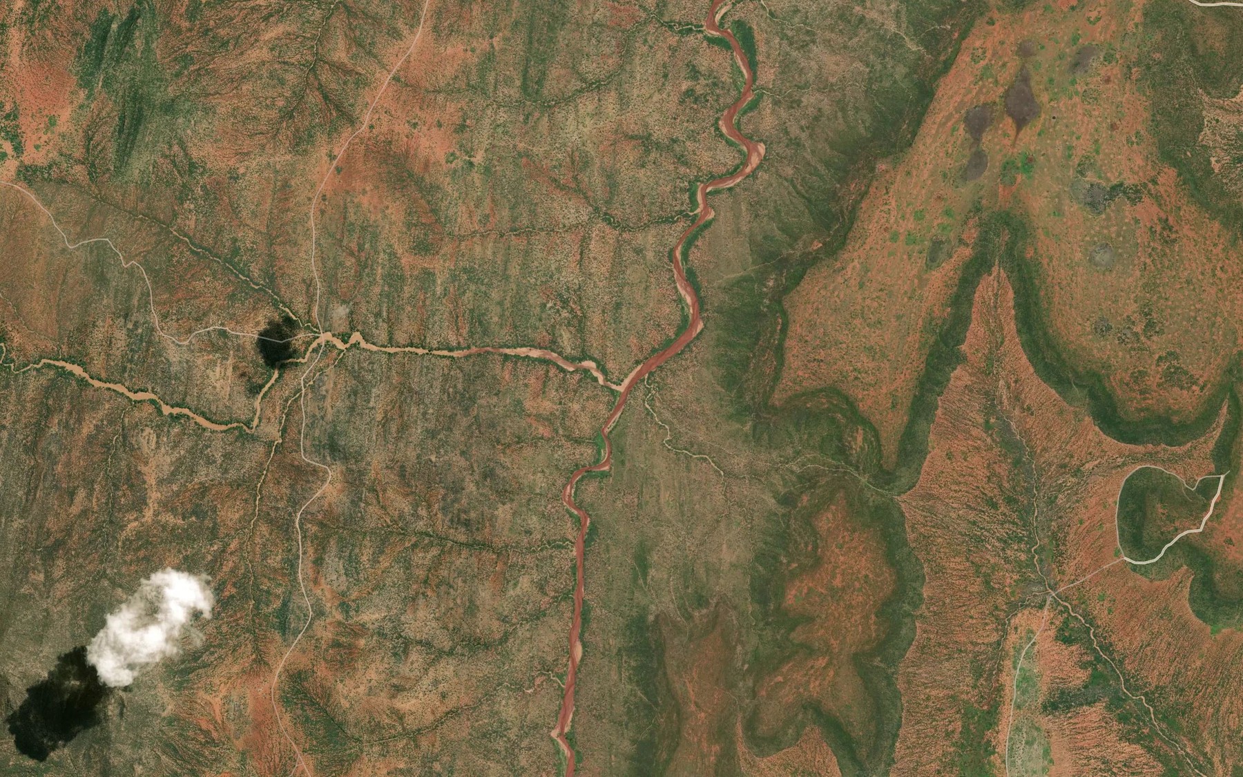 Satellite map of the Muru