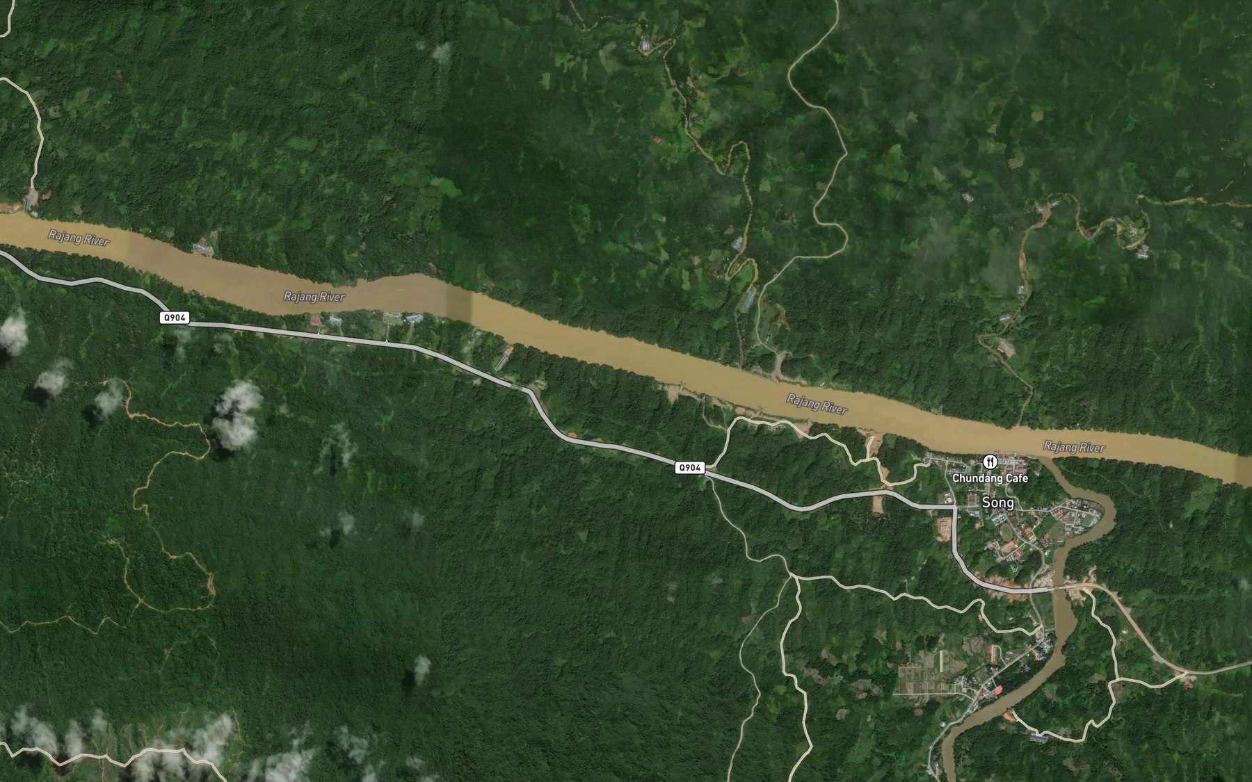 Satellite map of the Sungai Iran