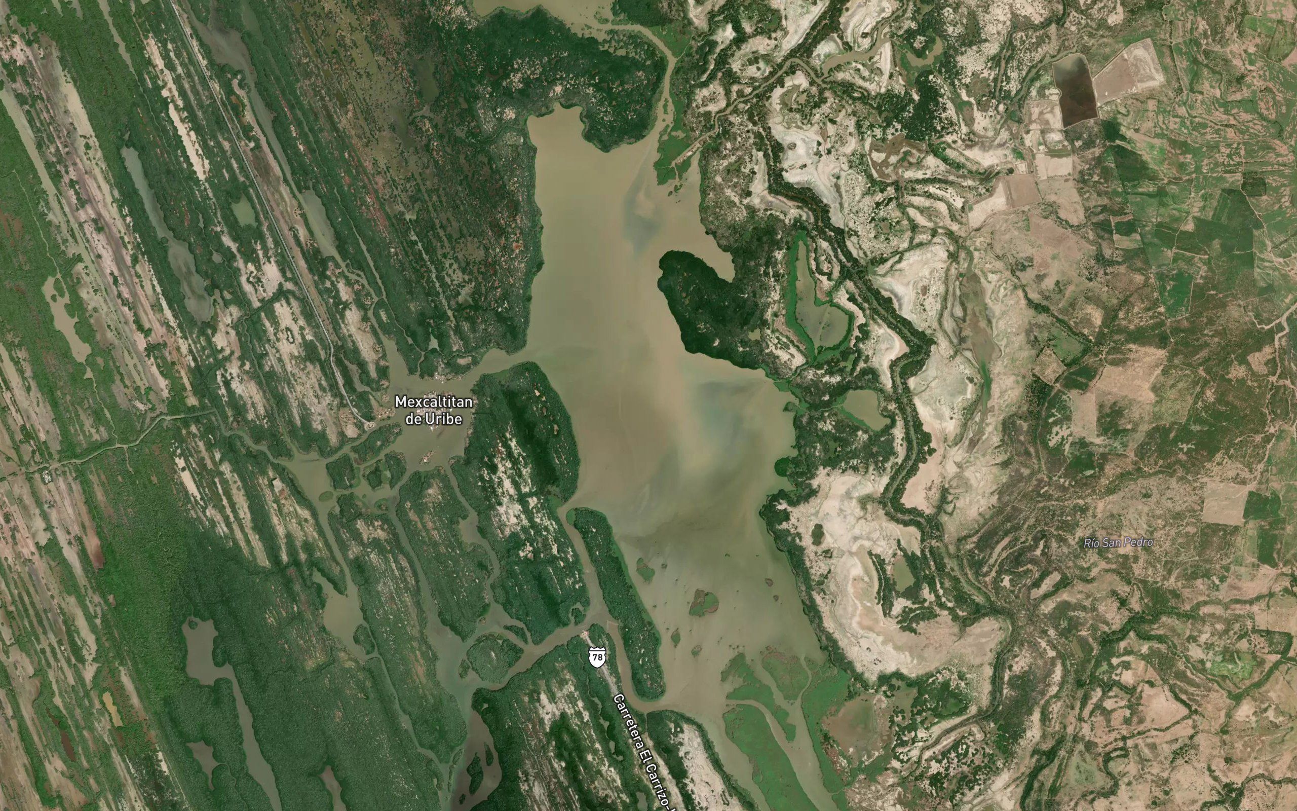 Laguna Grande de Mexcaltitan