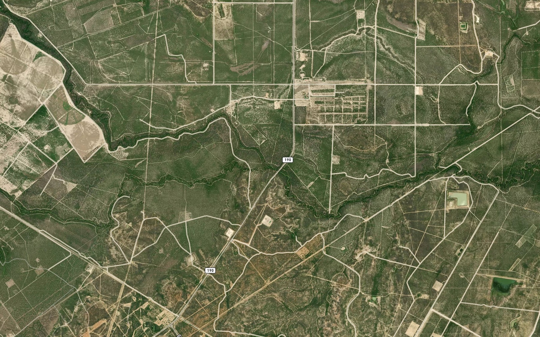 Satellite map of the Soldier Slough
