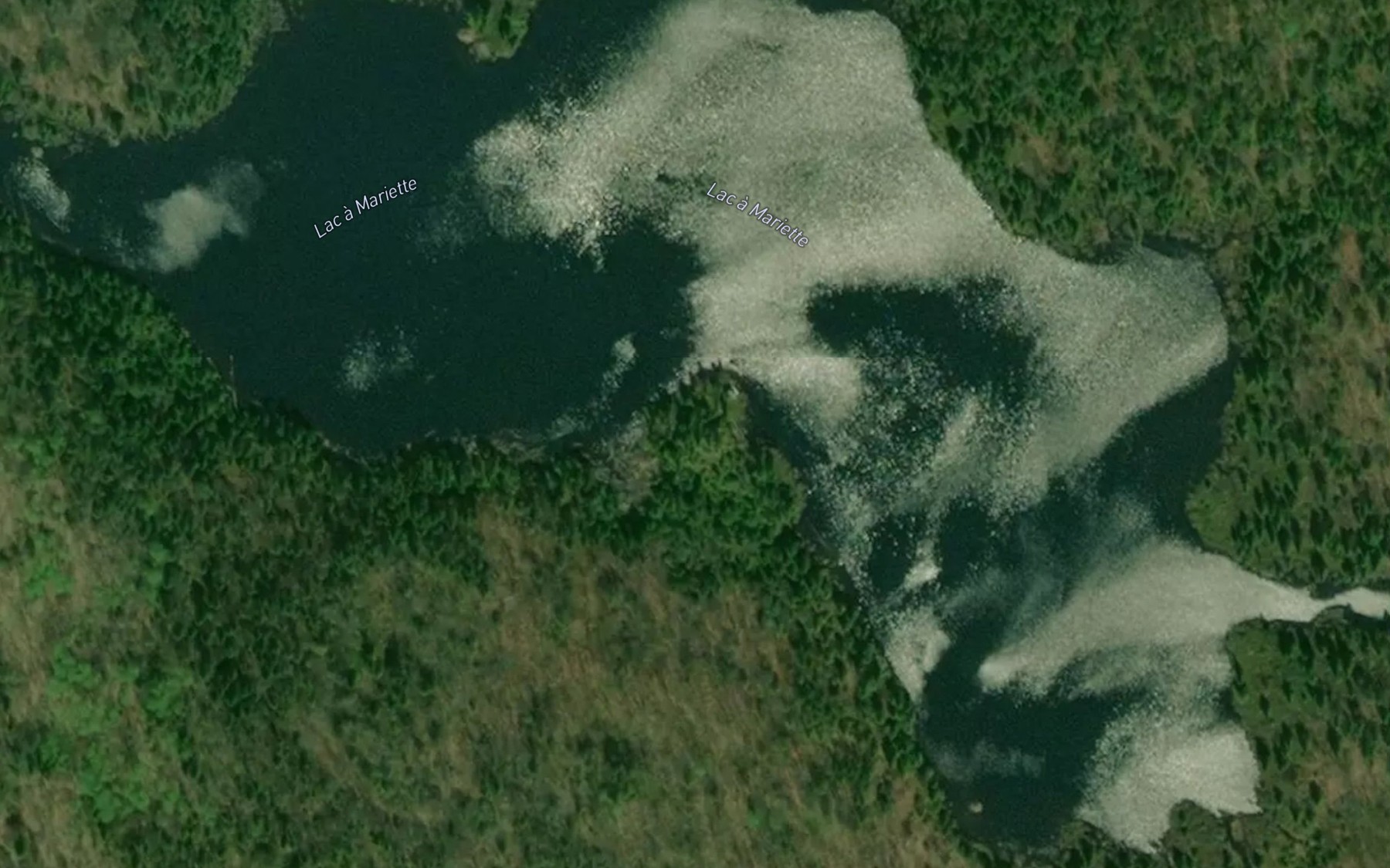 Satellite map of the Lac a Mariette