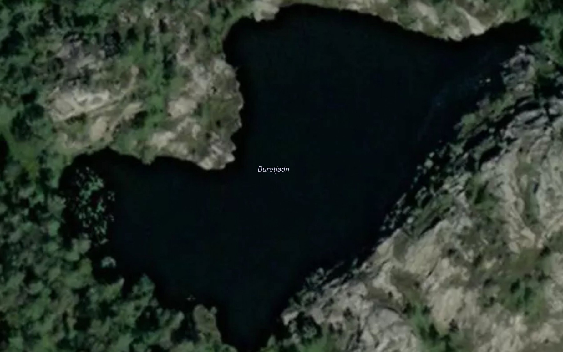Satellite map of the Duretjodn