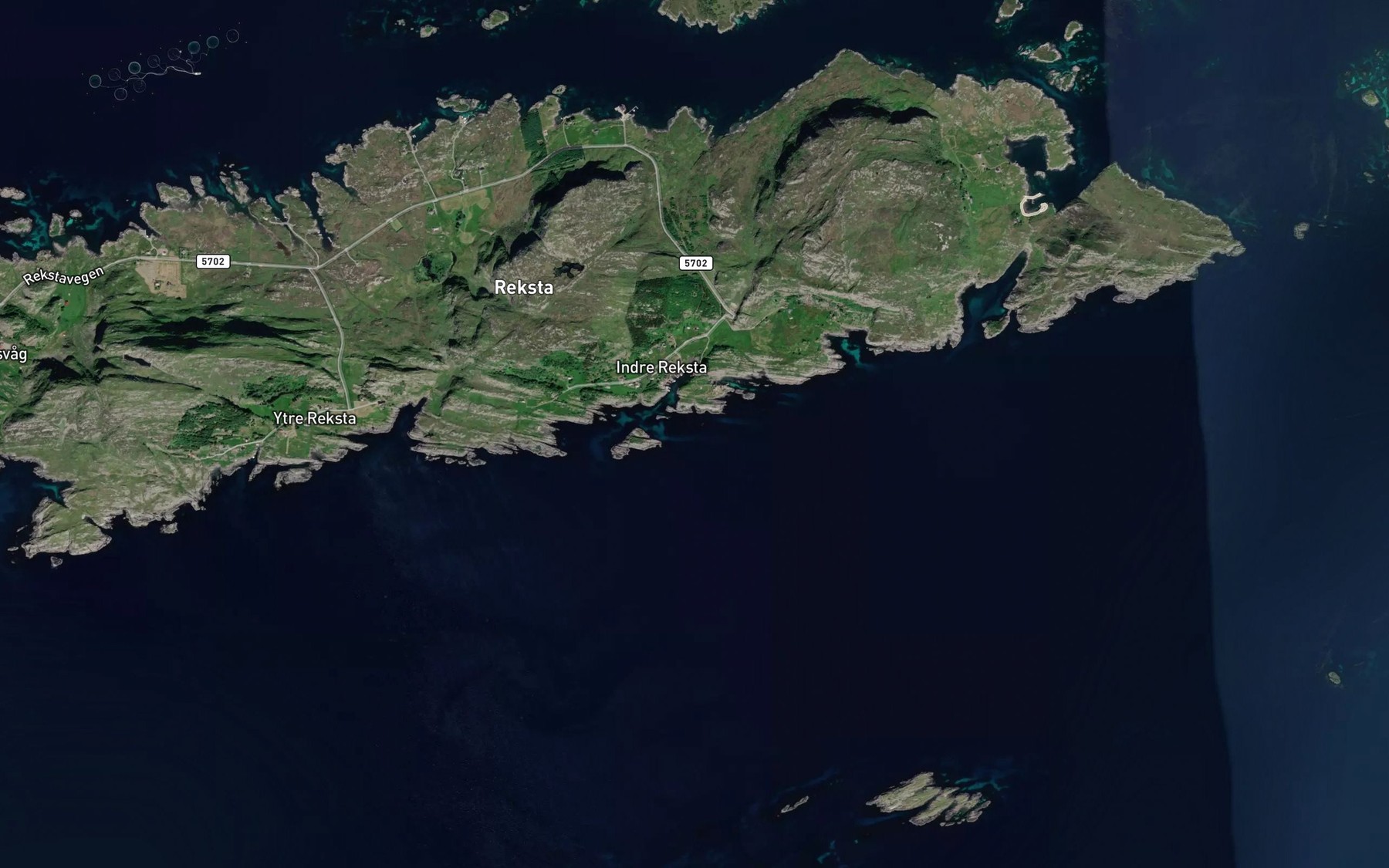 Satellite map of the Hundegytten