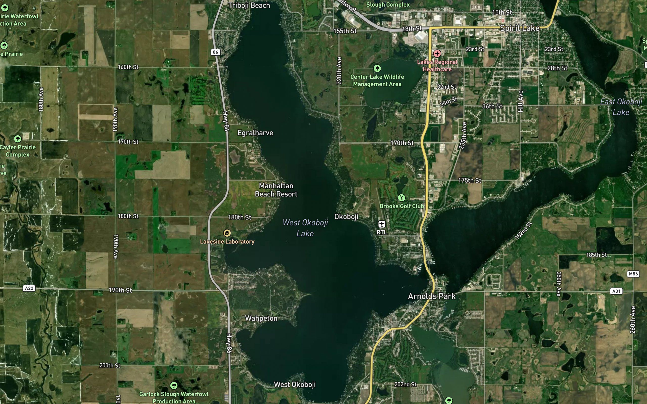 West Okoboji Lake