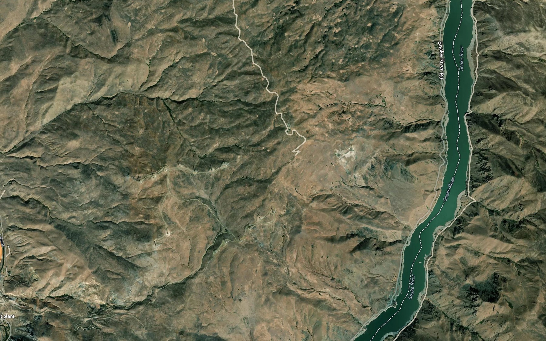 Satellite map of the Willow Spring