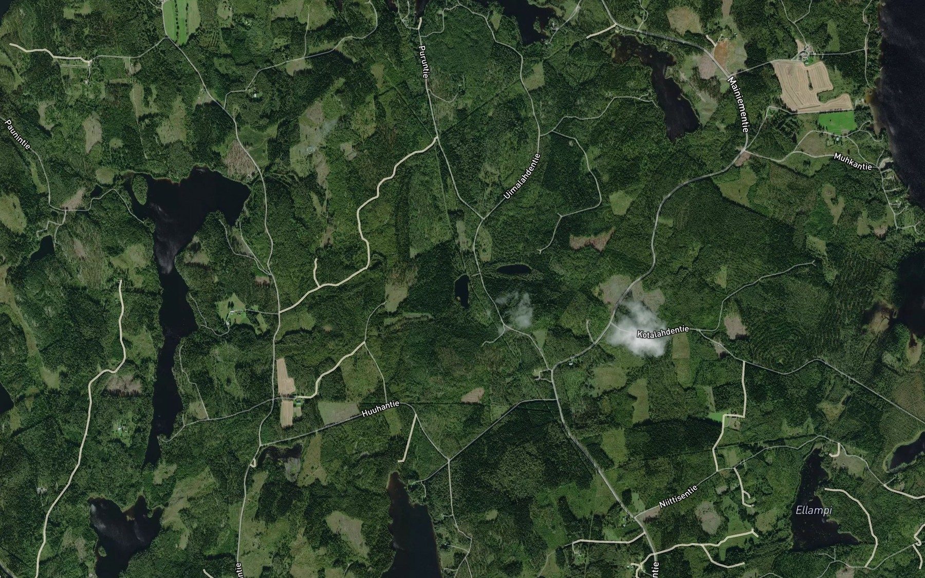 Satellite map of the Liinalampi