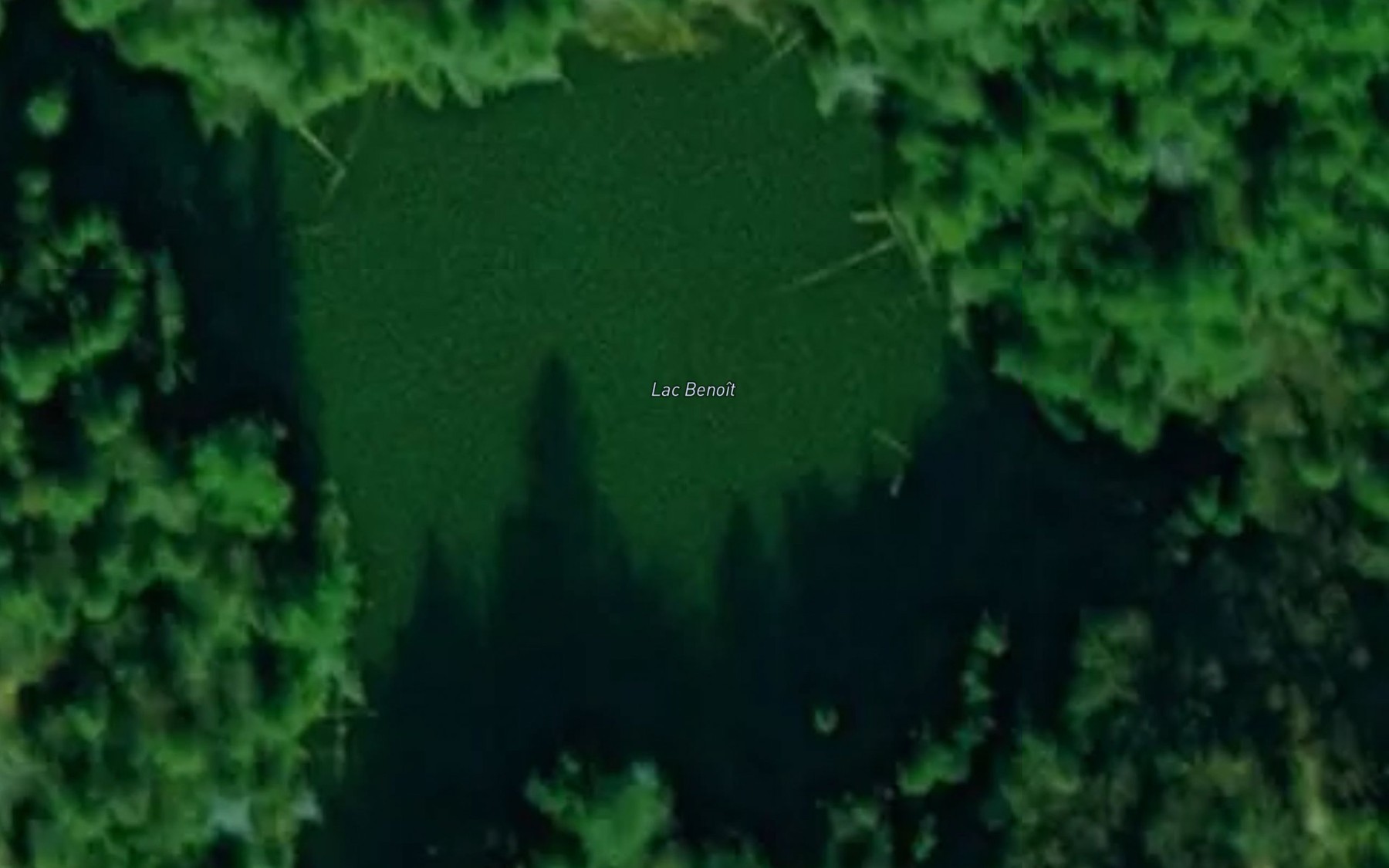 Satellite map of the Lac de la Reserve