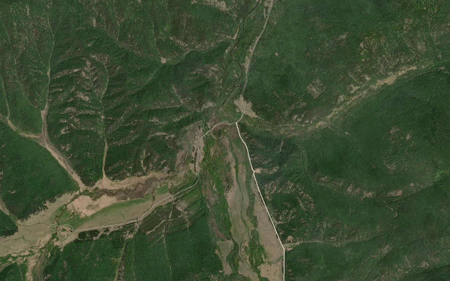 Satellite map of the Kamennaya