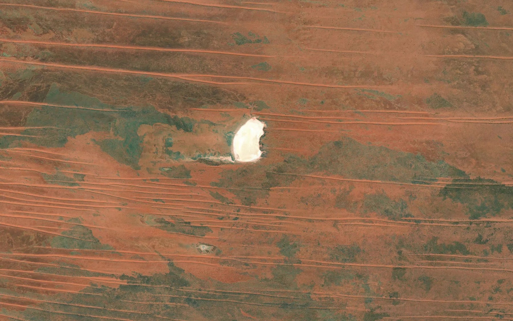 Satellite map of the Lake Lyons