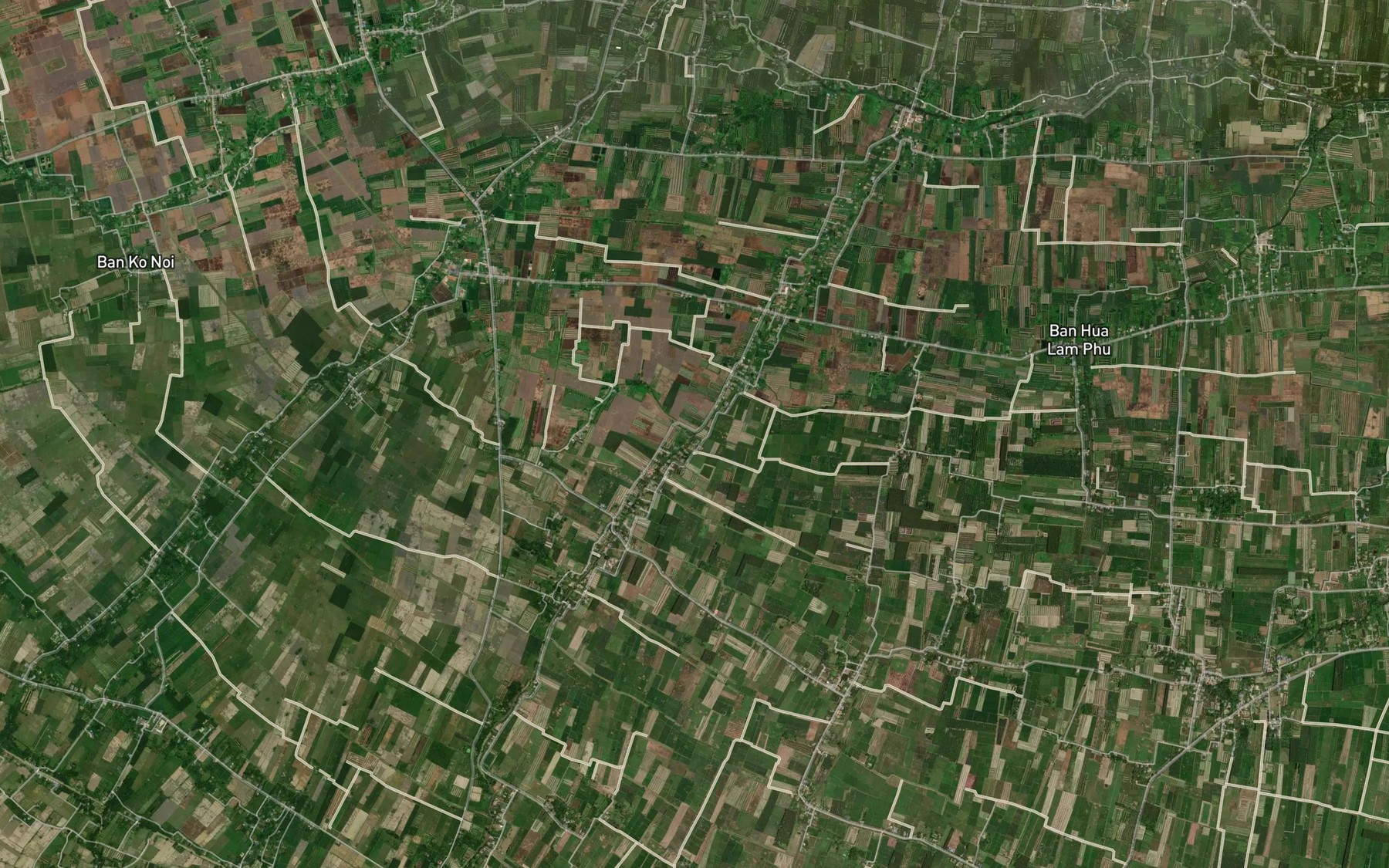 Satellite map of the Khlong Pa Rakam