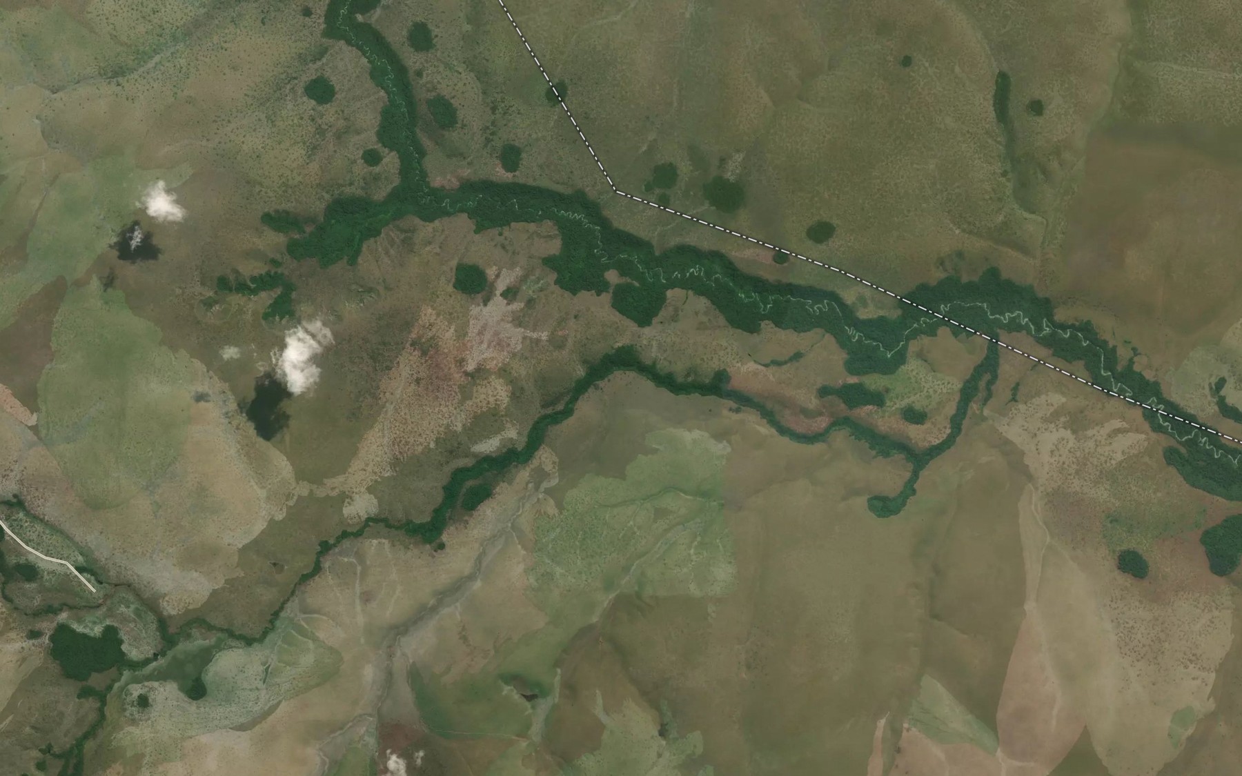 Satellite map of the Otana