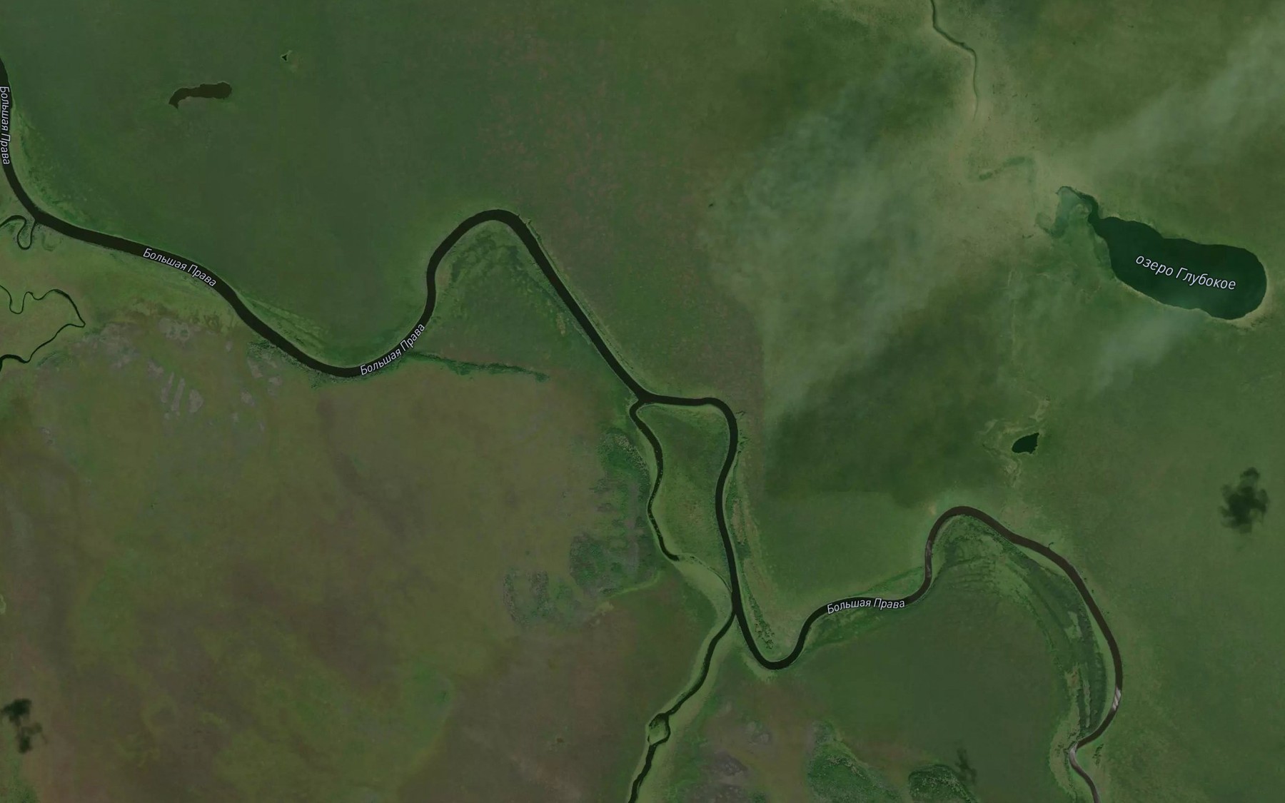 Satellite map of the Maramra