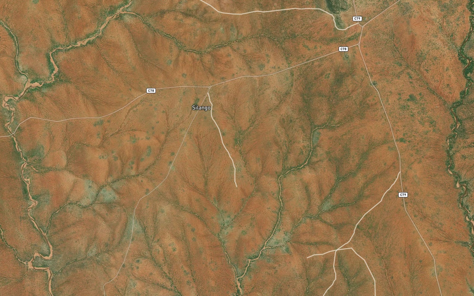 Satellite map of the Ngorogobit Dam