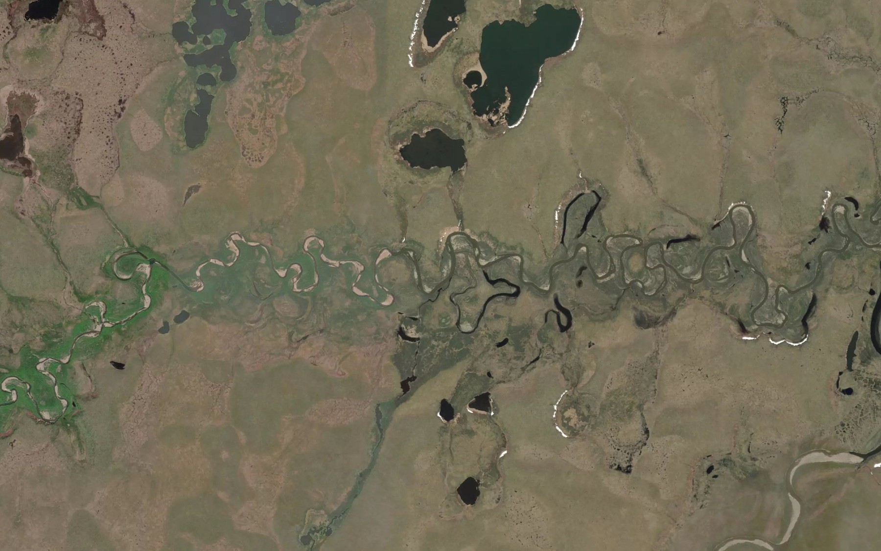Satellite map of the Moonlight Creek