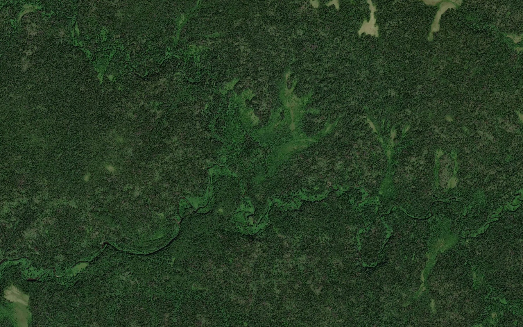 Satellite map of the Prelka
