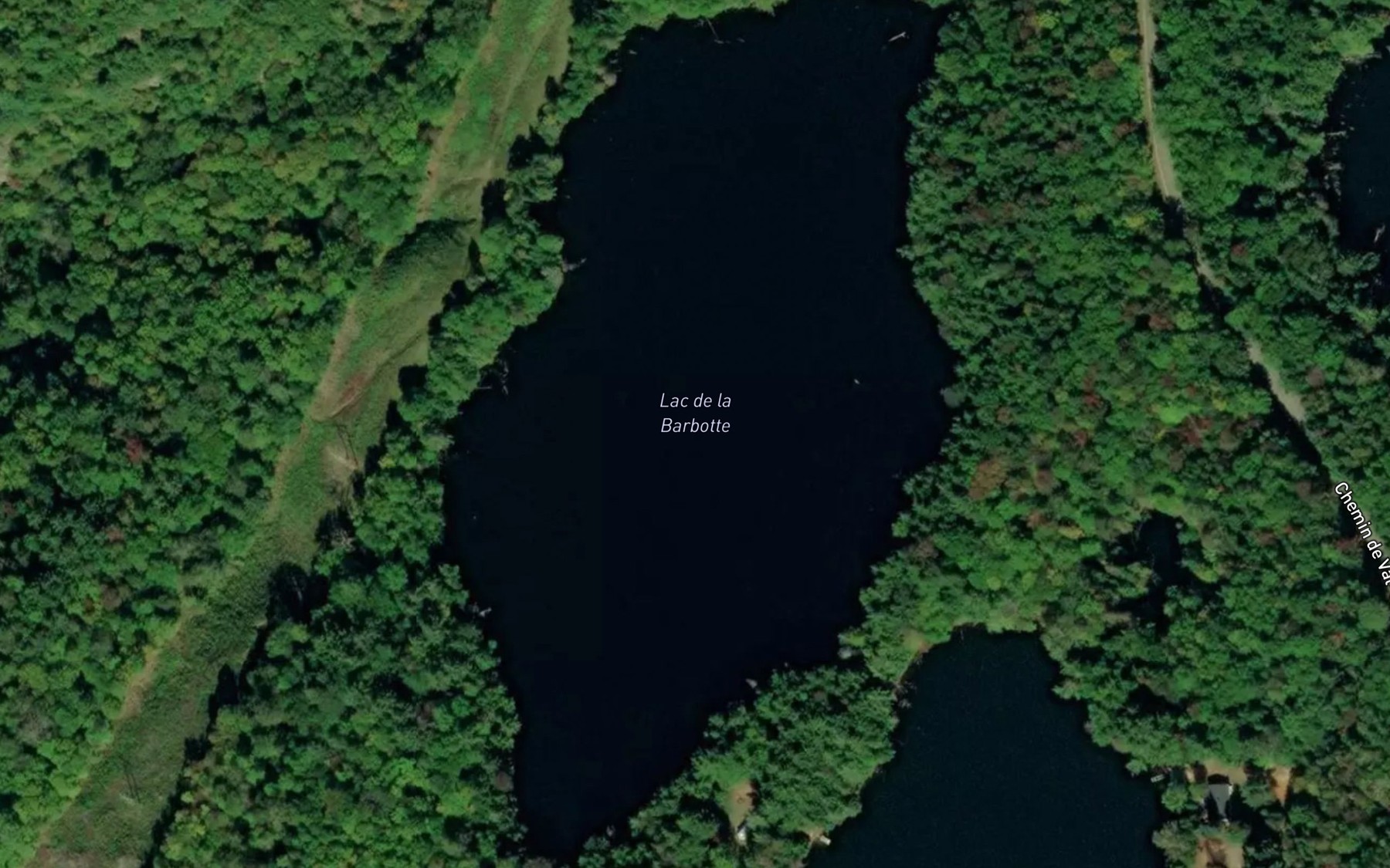 Satellite map of the Lac de la Barbotte