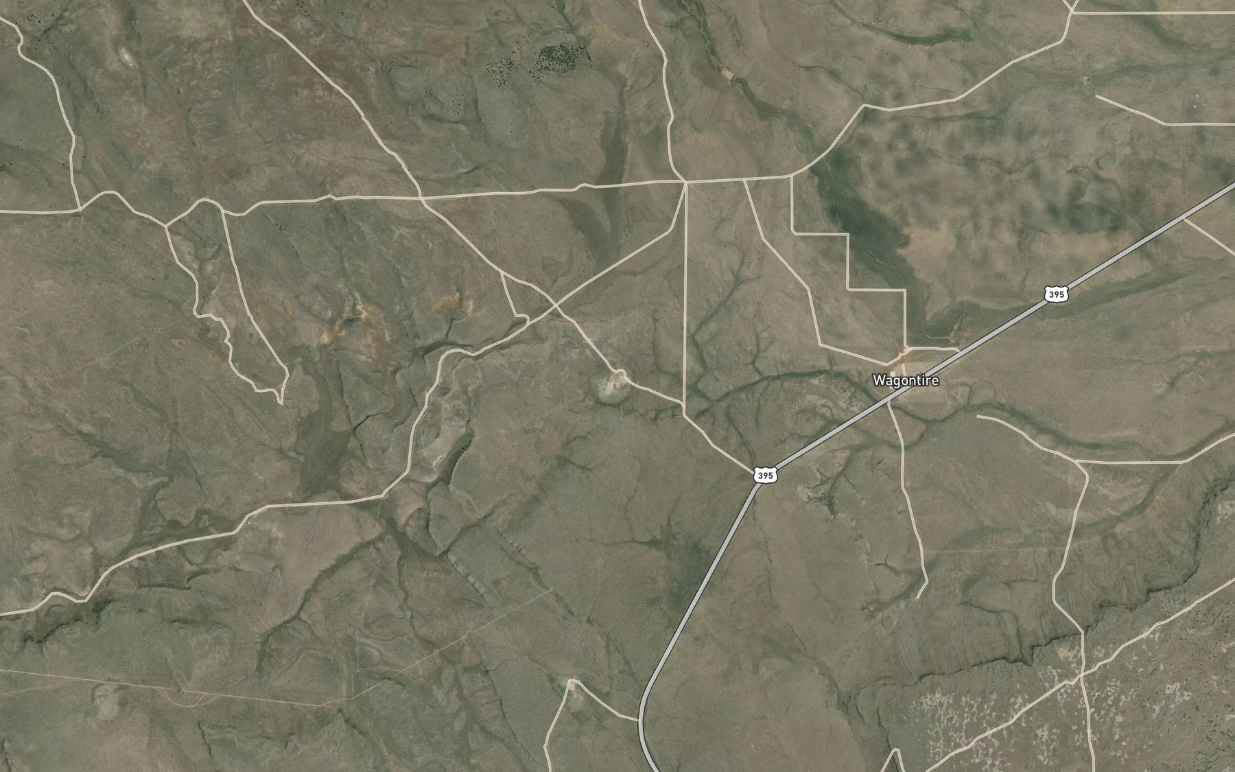 Satellite map of the Wolter Lake