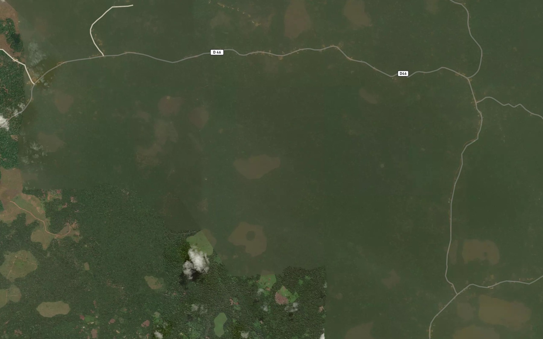 Satellite map of the Nkodo