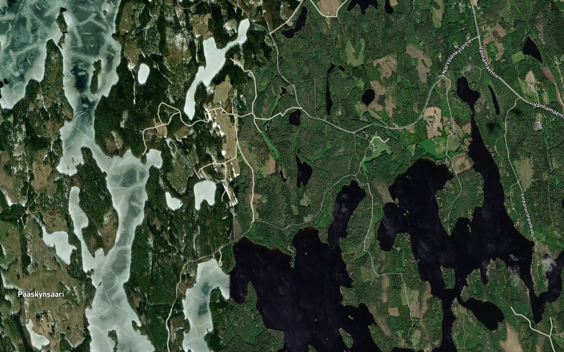 Satellite map of the Paskalampi