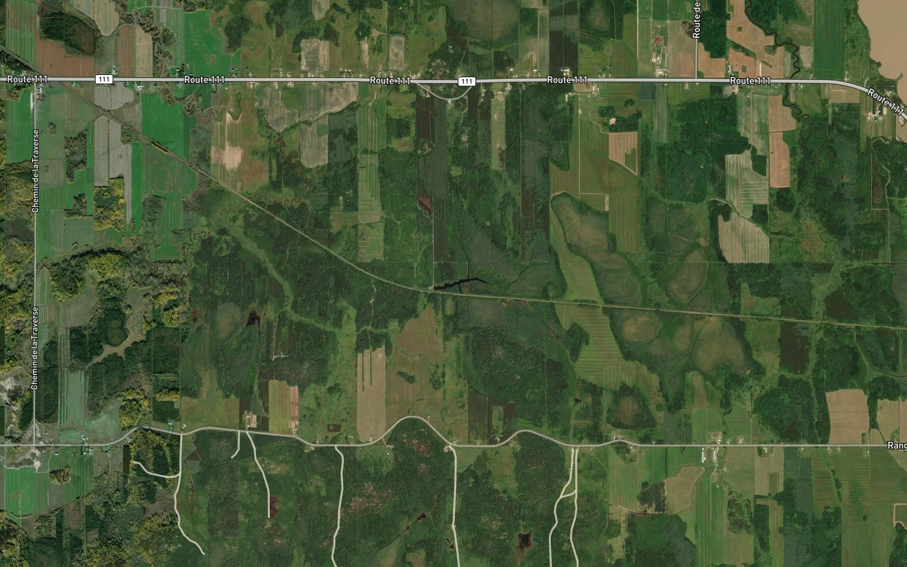 Satellite map of the Branche Germain