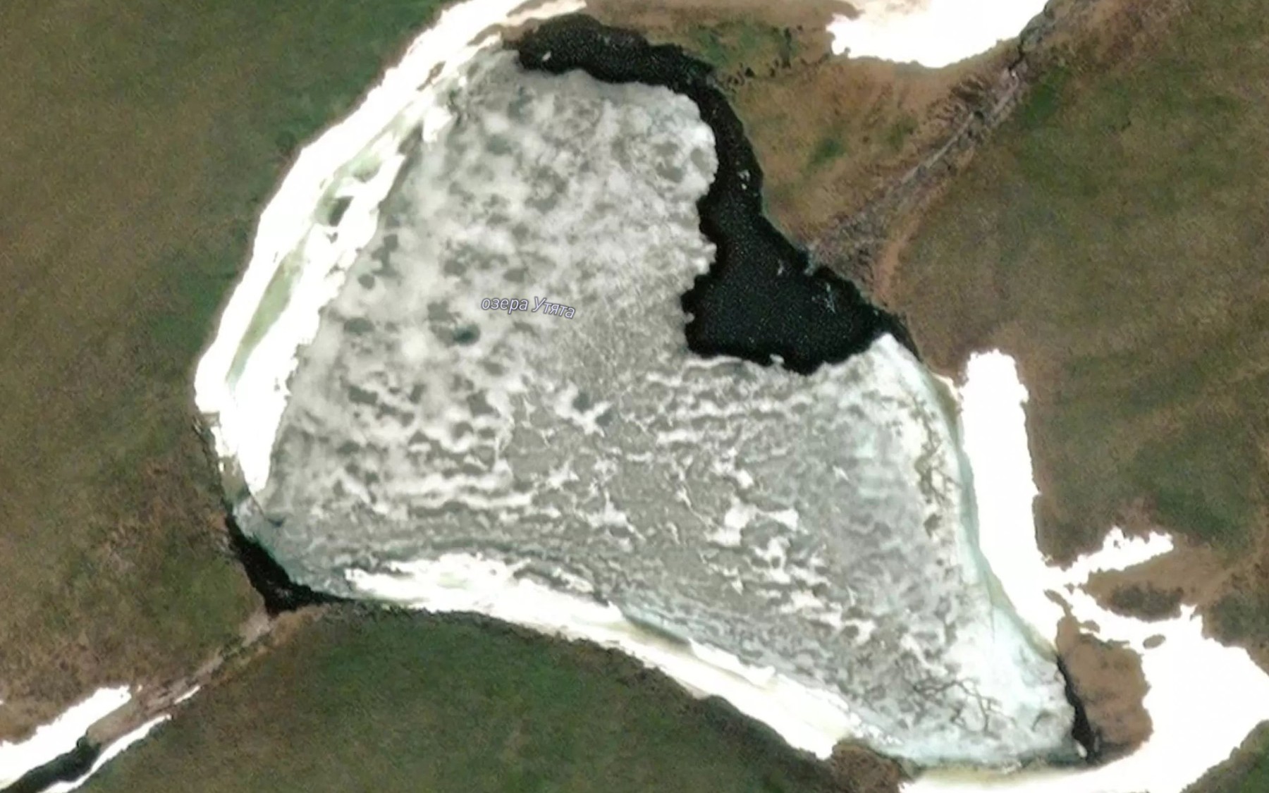 Satellite map of the Ozera Utyata