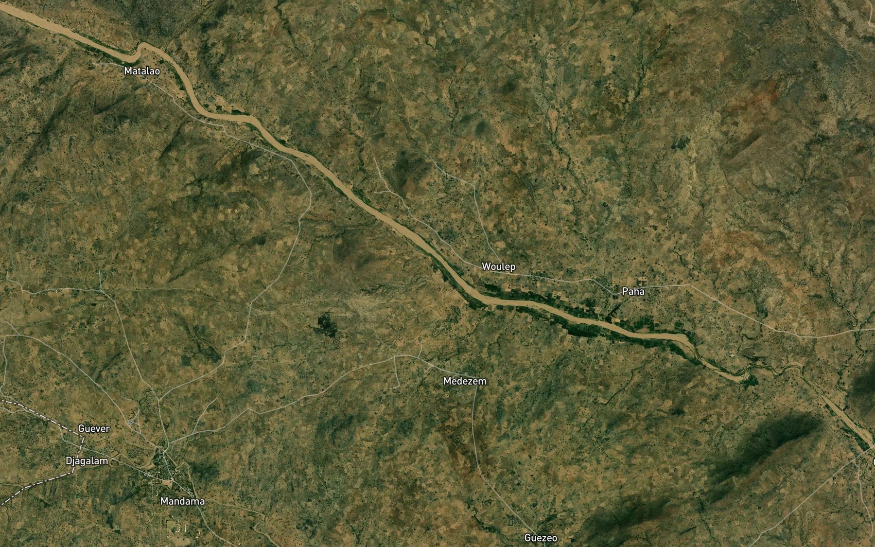 Satellite map of the Maouakat