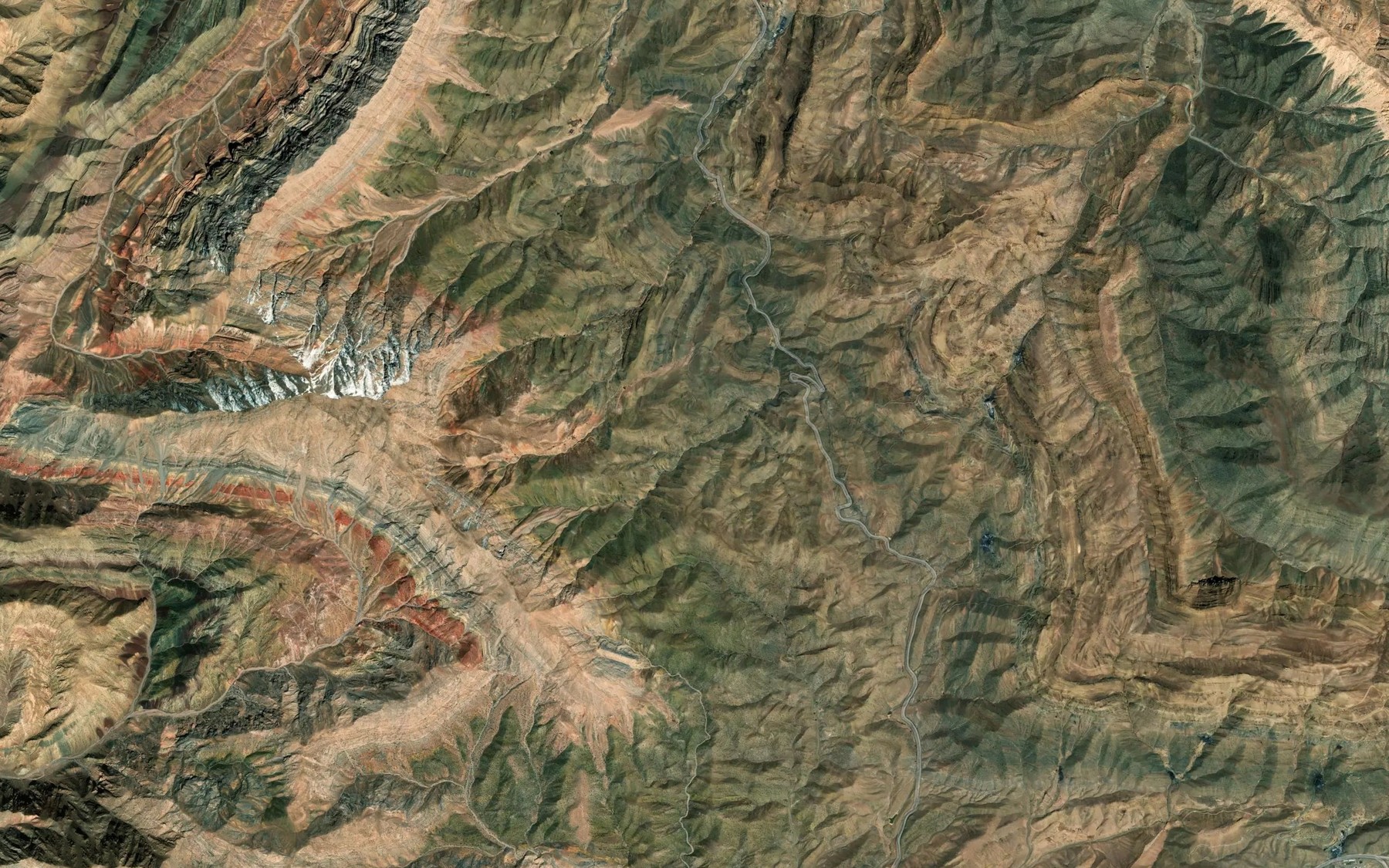Satellite map of the Cheshmeh-ye Shuru